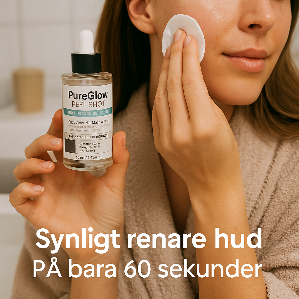 PureGlow Peel shot - Synligt renare hud på bara 60 sekunder