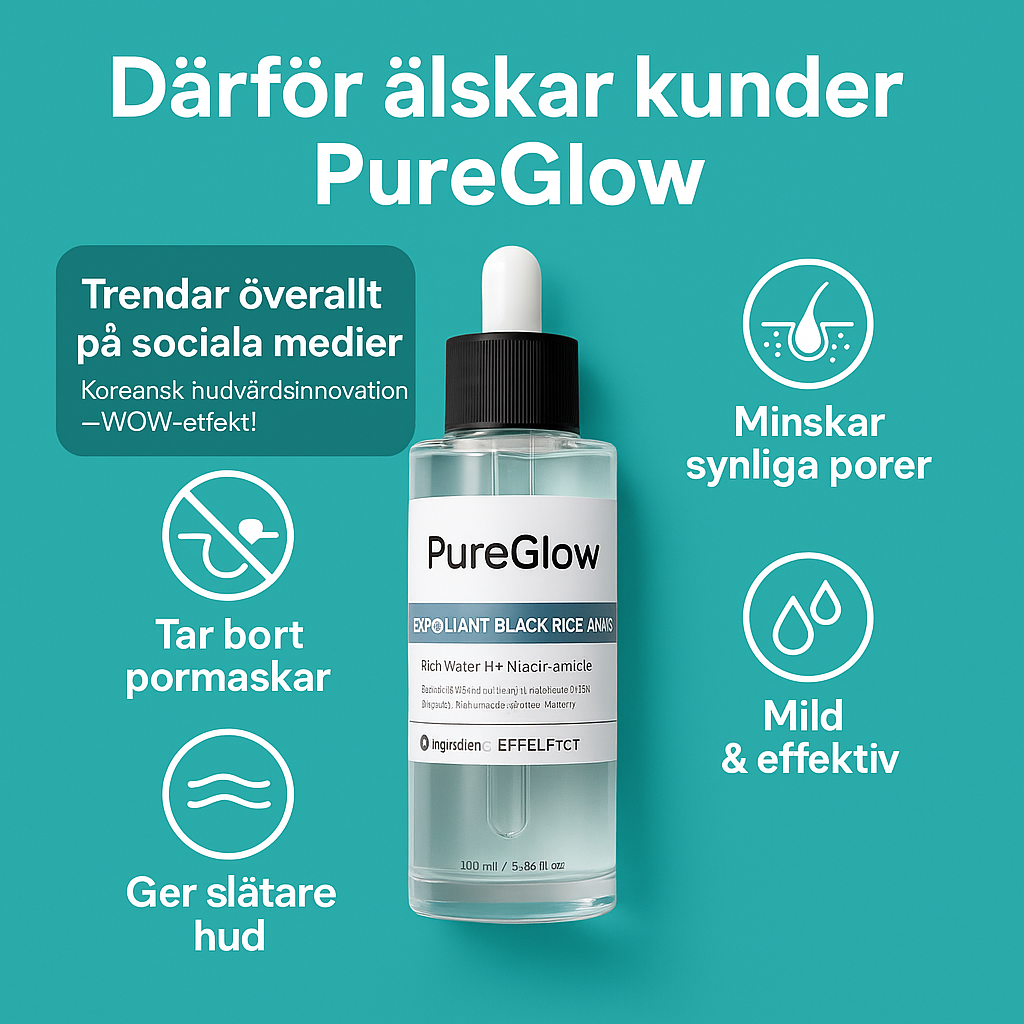 PureGlow Peel shot - Synligt renare hud på bara 60 sekunder